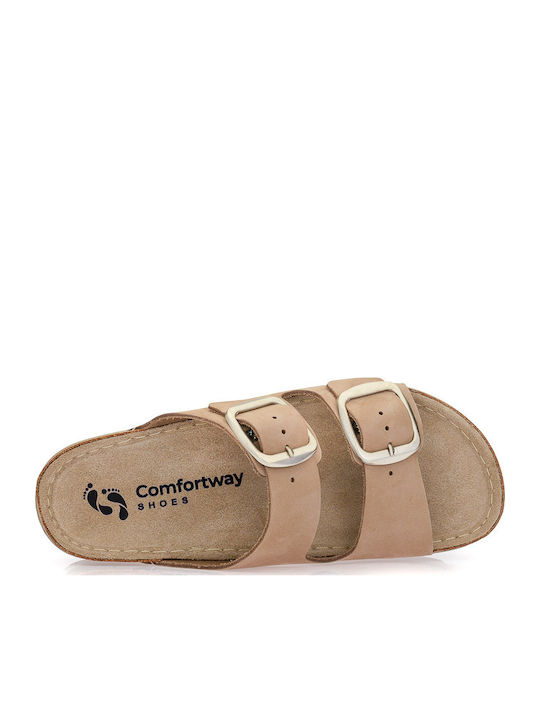 Leather Women's Anatomic Beige Sandals