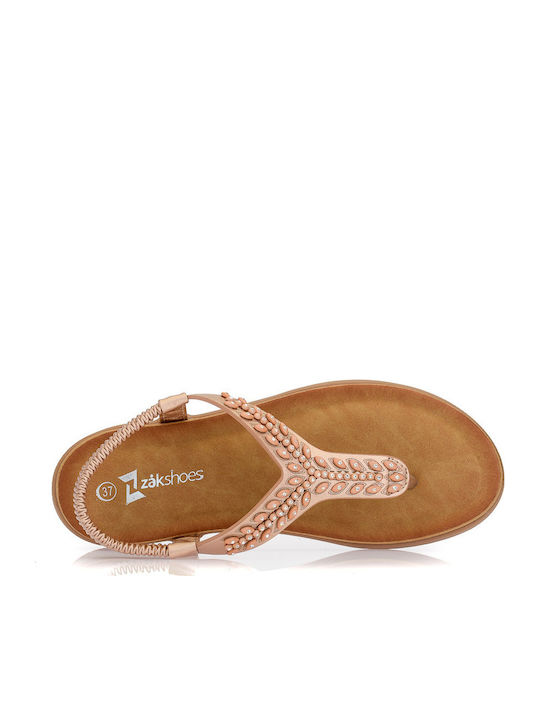 Women's Flat Sandals Gold