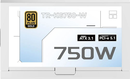 Thermalright TR-KG750 750W Λευκό Τροφοδοτικό Υπολογιστή Full Modular 80 Plus Gold