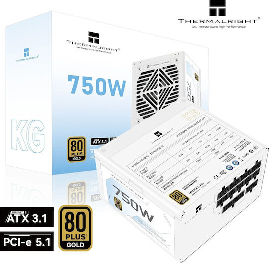 Thermalright TR-KG750 750W Λευκό Τροφοδοτικό Υπολογιστή Full Modular 80 Plus Gold