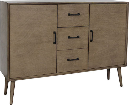 Sideboard Retro Wooden Grey Sahara 113x30x82cm Sideboard Retro Wooden Grey Sahara 113x30x82cm