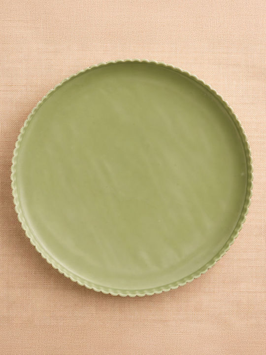 Metallic Tray Khaki Embossed Border 30x30x0cm Monochrome Kaeming Metallic Tray Khaki Embossed Border 30x30x0cm Monochrome Kaeming
