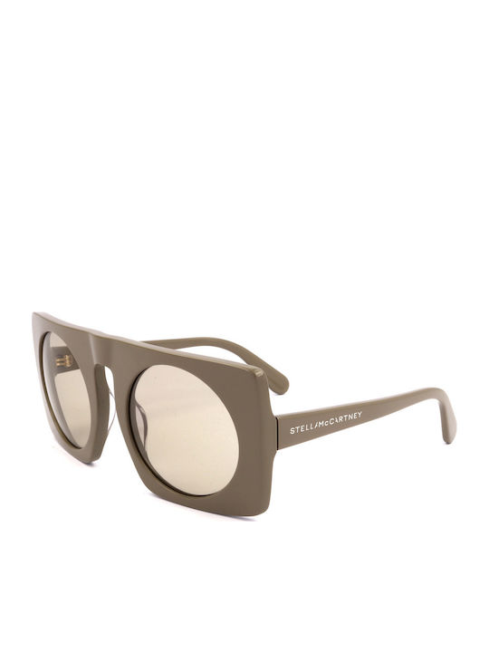 Stella McCartney Damentaschen Sonnenbrille mit Braunem Rahmen und Braunen Gläsern SC40017I 93E Stella McCartney Damentaschen Sonnenbrille mit Braunem Rahmen und Braunen Gläsern SC40017I 93E