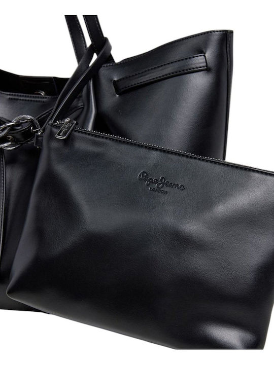 Signature Tessa Women's Shoulder Bag Black