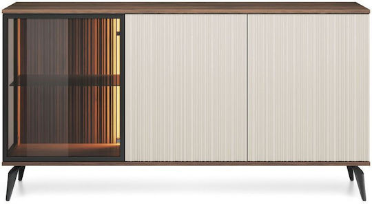 Sideboard Vici Holz Braun 154x39x80cm