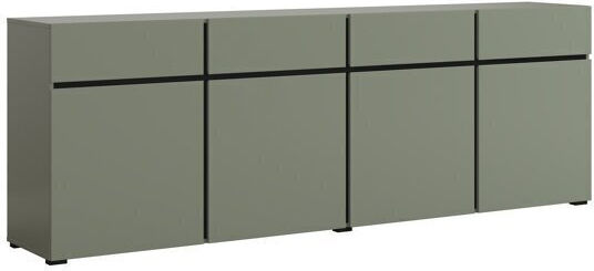 Μπουφές Alfere 100 Ξύλινος με Συρτάρια 225x40x78cm