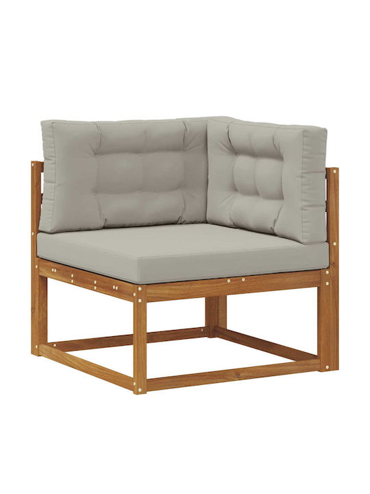 Zweisitziges Outdoor-Sofa Hölzernes mit Kissen