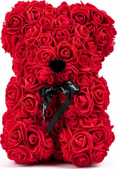 Ursuleț Din Trandafiri Artificiali Roșii în Cutie Aleiferopoulos Flowers Ursuleț Din Trandafiri Artificiali Roșii în Cutie Aleiferopoulos Flowers