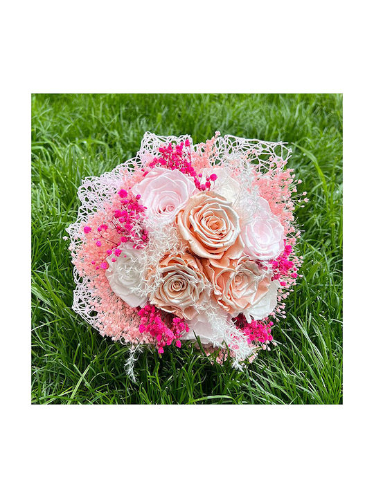 Anastasia Bridal Bouquet Natural Cryogenically Preserved Roses Anastasia Bridal Bouquet Natural Cryogenically Preserved Roses
