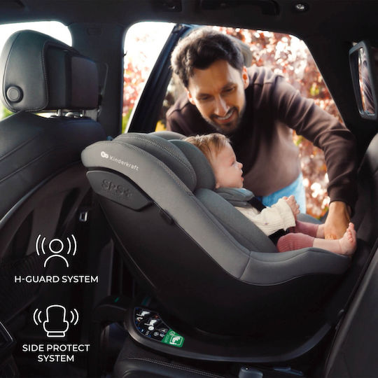 Kinderkraft I-Guard Airflow Столче за Кола i-Размер с Isofix Черен