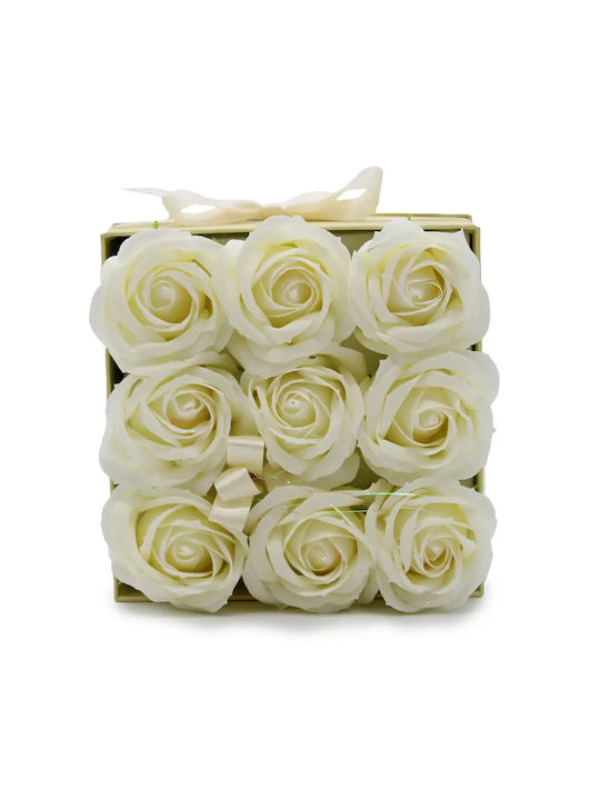 Bouquet Cream Soap Roses Square