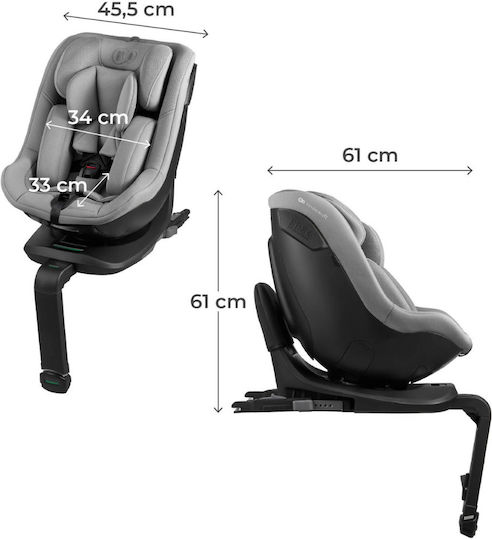 Kinderkraft I-Guard Airflow Autositz i-Size mit ISOfix Graue 0-18 kg