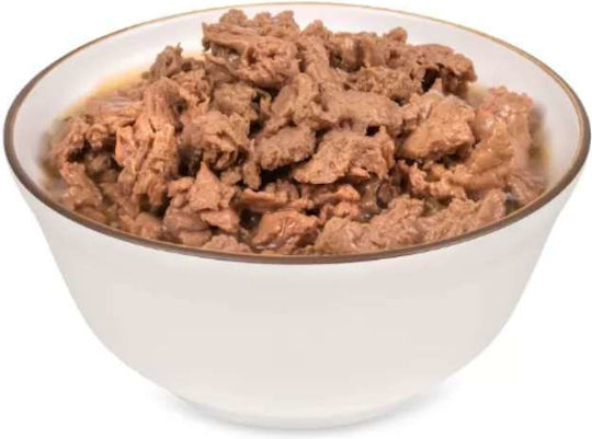 Pet Republic Nasses Katzenfutter für Erwachsene Katzen in Beutel mit Huhn und Fleisch ohne Getreide 24x100g