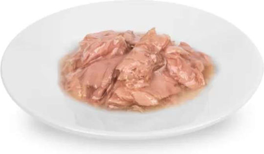 Pet Republic Nasses Katzenfutter in Dose mit Huhn und Fleisch 24x80gr
