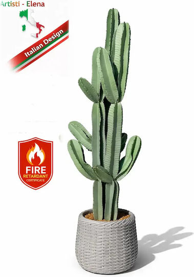 Artificial Prickly Pear Cactus 191cm Modern Eva Pot