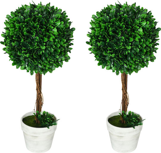 HomCom Potted Buxus