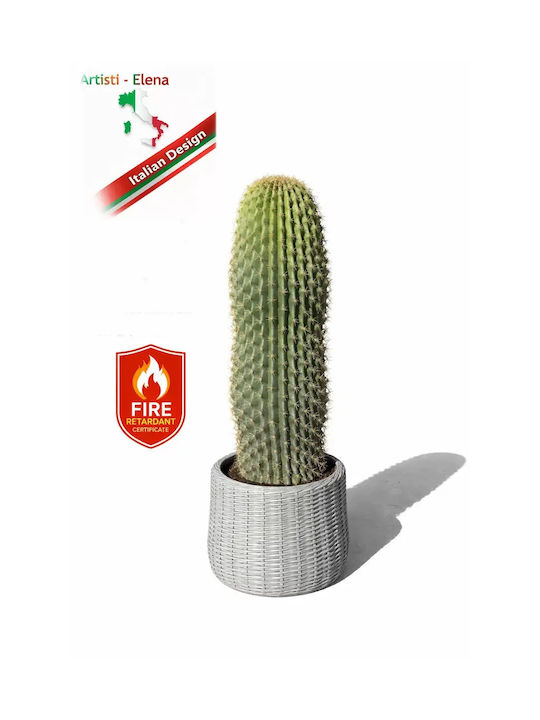 Artificial Prickly Pear Cactus 120cm Modern Eva Pot