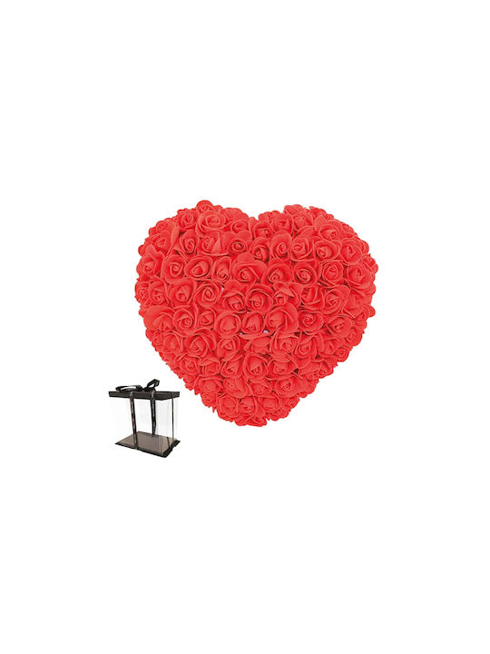 Herz Rote Rosen Geschenkpaket 25cm Herz Rote Rosen Geschenkpaket 25cm
