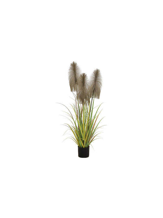Изкуствено растение от трева с пера 122 см в саксия Изкуствено растение от трева с пера 122 см в саксия