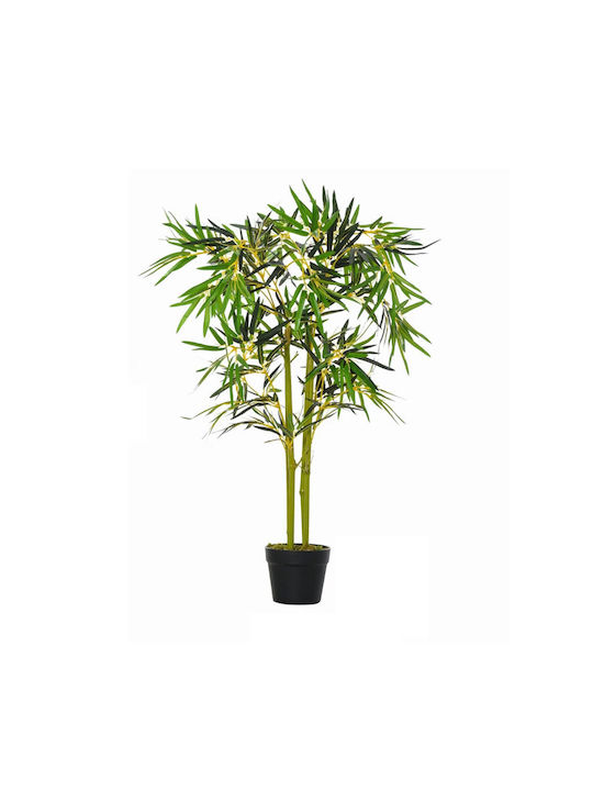 Изкуствено растение в саксия Бамбук Green 120см Outsunny