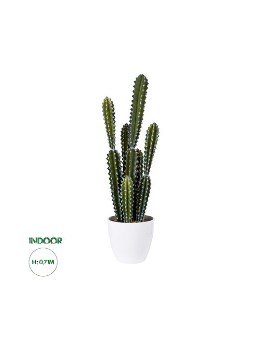 Artificial Plant in Pot Cactus Green 71cm GloboStar