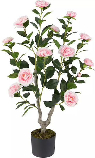 Künstlicher Kamelienbaum 91 cm Blüten Rosa Hz10313pi-1 Costway Künstlicher Kamelienbaum 91 cm Blüten Rosa Hz10313pi-1 Costway