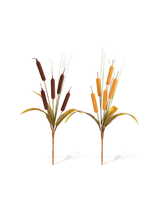 Decorațiune De Toamnă – Sucursala Decorativă De Cattail – 40 Cm – 2 Modele