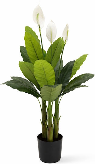 Plantă Artificială Peace Lily În Ghiveci 110cm 86926