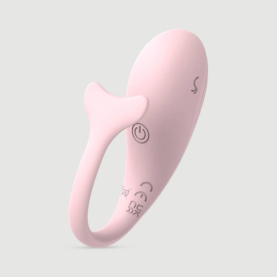 Naughty Dolphin Vibrator mit Fernbedienung Rosa