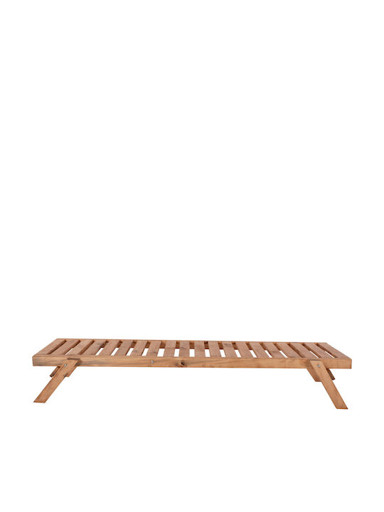Șezlong Din Lemn JULES Ecru 194x65x30cm