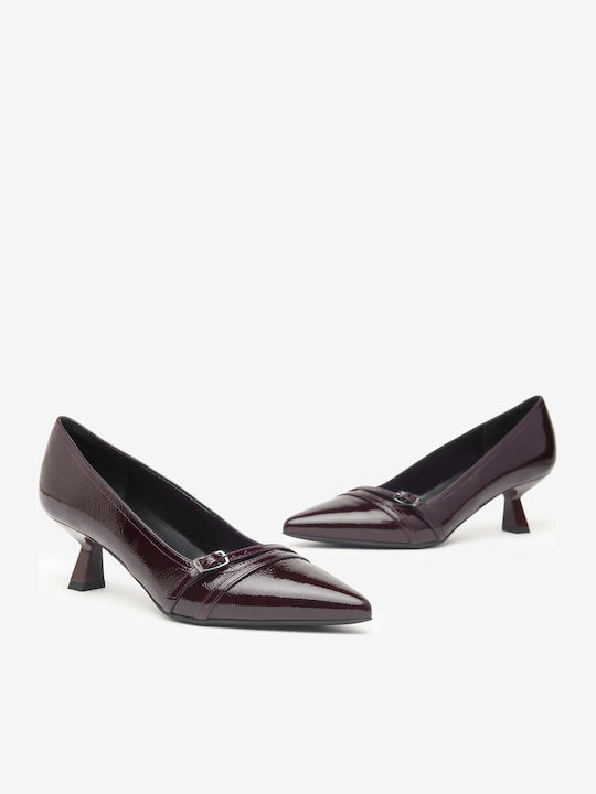 Leather Heels Red