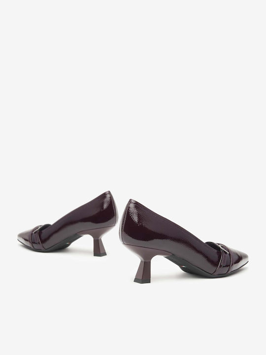 Leather Heels Red