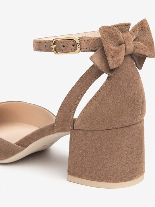 Leder Pumps Braune