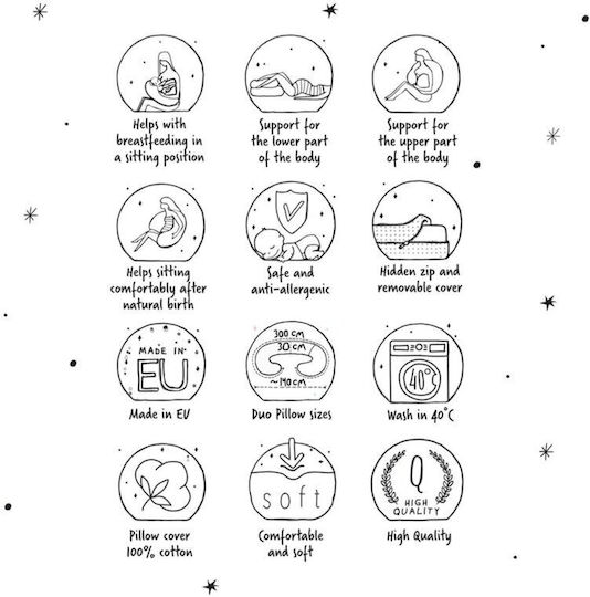Ceba Baby Pregnancy & Breastfeeding Pillow
