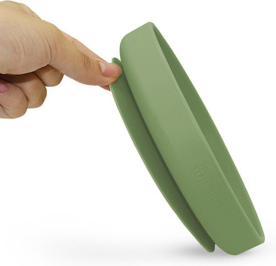 Petite & Mars Farfurie de Mâncare pentru Copii din Silicon Verde