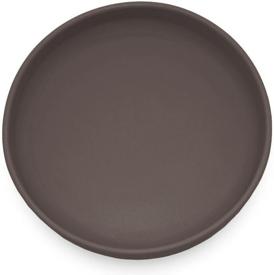 Petite & Mars Farfurie Pentru Copii Din Silicon Maro