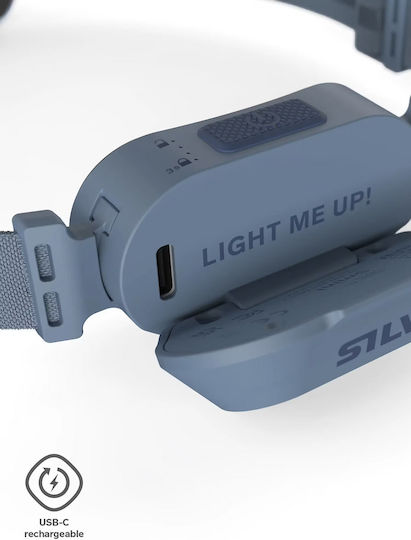 Silva Lanternă cu Bliț de Tip Cască LED IPX5 cu Luminozitate Maximă 250lm