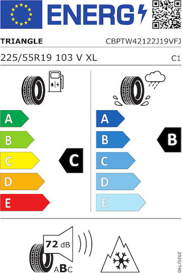 Triangle 225/55R19 103V Winter Car Tyre