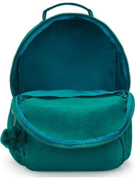 Kipling Seoul Τσάντα Πλάτης για Laptop 15" σε Πράσινο χρώμα