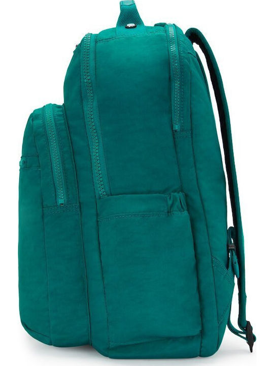 Kipling Seoul Τσάντα Πλάτης για Laptop 15" σε Πράσινο χρώμα