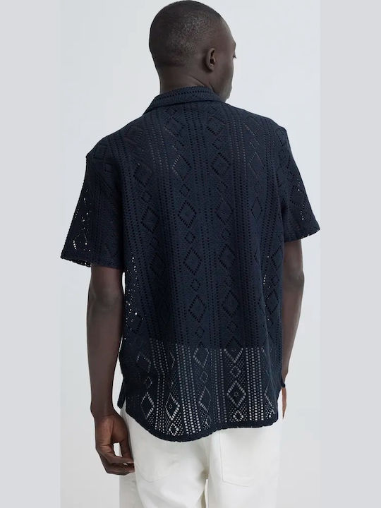 Short Sleeve Shirt Regular Fit Dark Blue