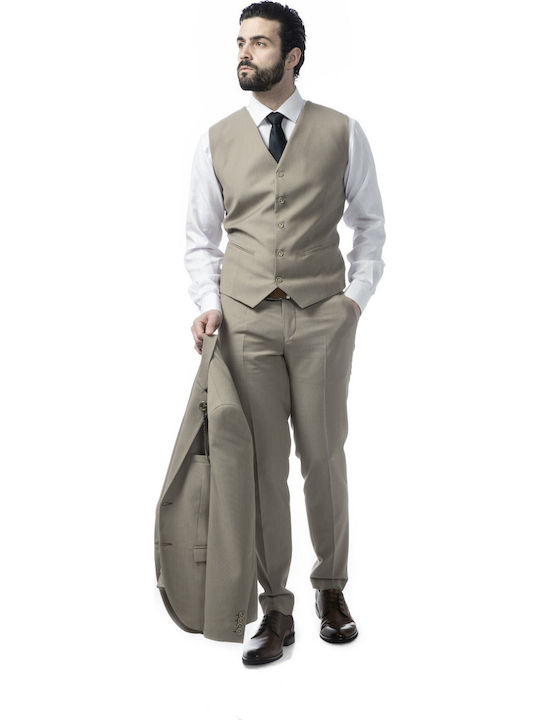 Men’s Vest Beige