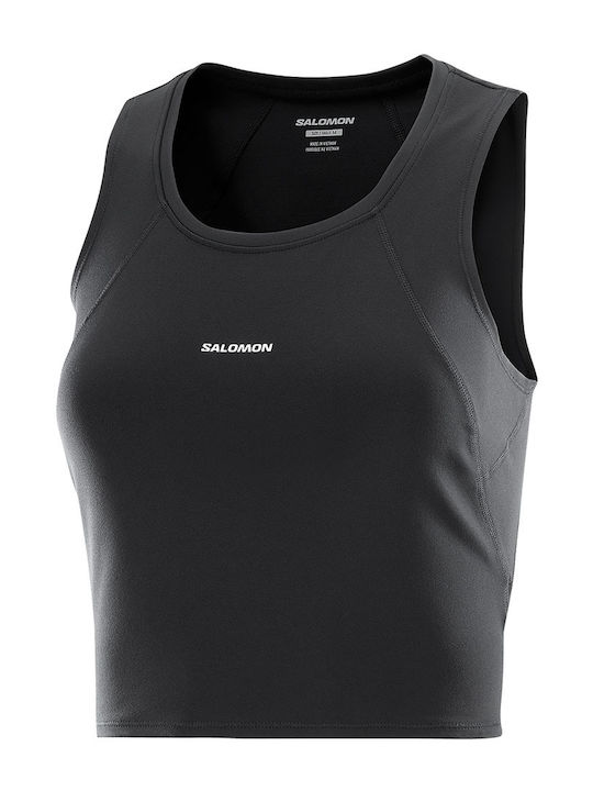 Shakeout Bliss Tanklette Γυναικείο Αθλητικό Crop Top Fast Drying Μαύρο
