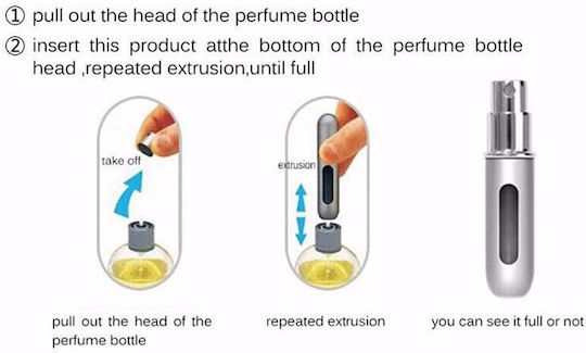 5ml Refillable Perfume Bottle Pink Er D L