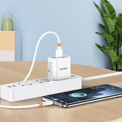 Kakusiga Cablu USB 2.0 USB-C Mascul - USB-A Alb 0.25m KSC-1024-C-WH