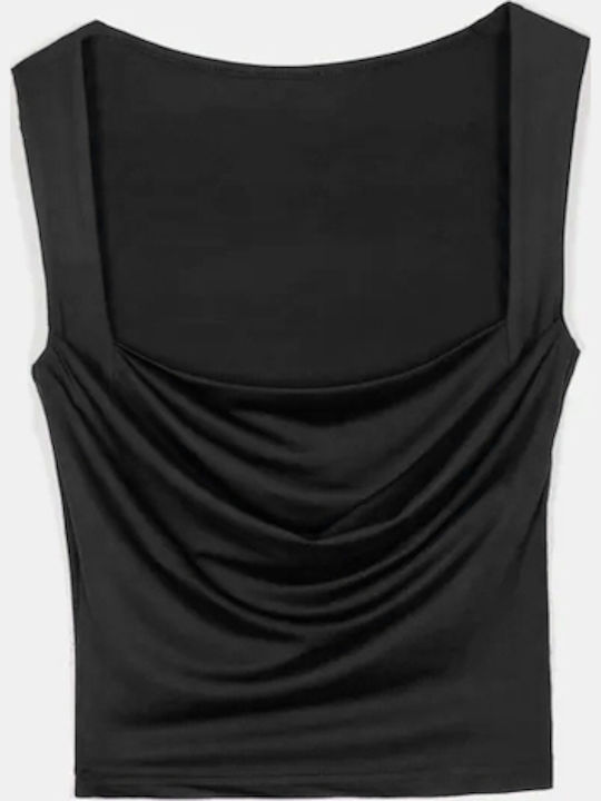 Sleeveless Black Top Size S Black