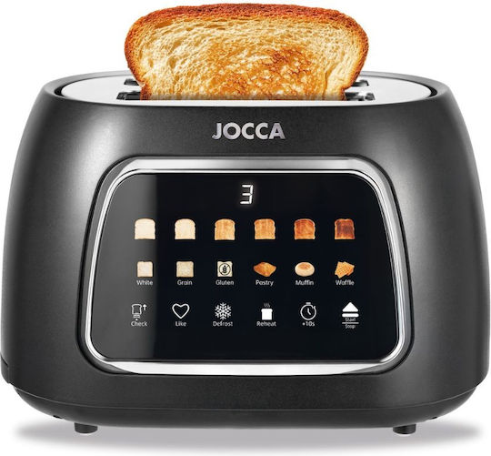 Jocca Φρυγανιέρα 2 Θέσεων 800W Μαύρη