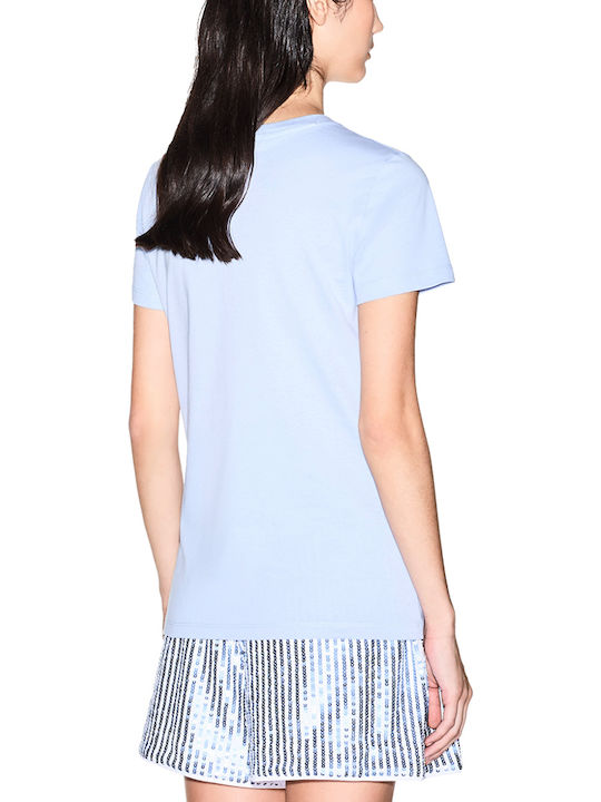 Armani Exchange T-Shirt Ασημι- Σιελ