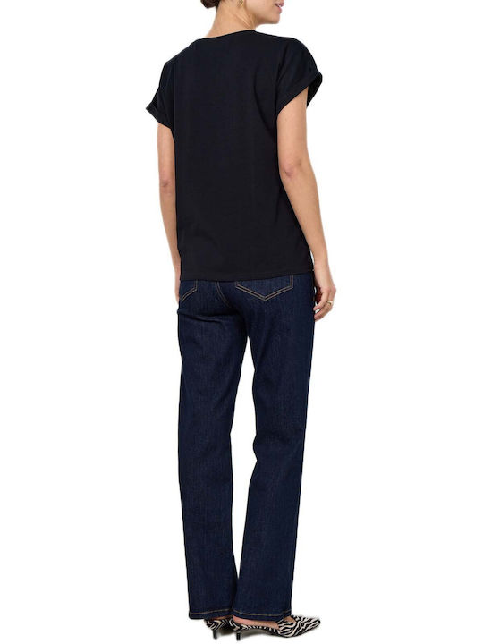 Soya Concept T-Shirt Μαύρο