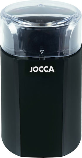 Jocca Electric Coffee Grinder with 60g Capacity Black